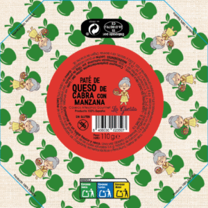 Paté de Queso de Cabra con Manzana -110 g - PREMIUM – Artesanal La Guelita