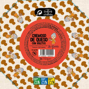 Cremoso de Queso con Boletus -110 g.– PREMIUM Artesanal La Guelita