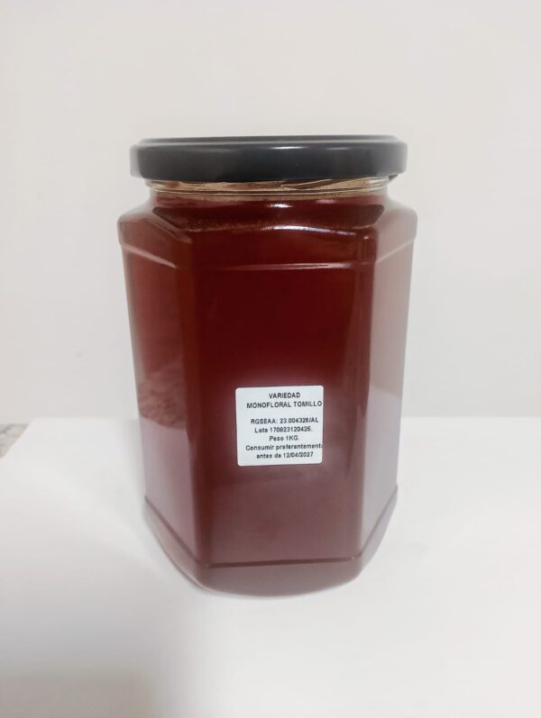Miel de Tomillo 1 Kg – Artesanal La Guelita - Imagen 3
