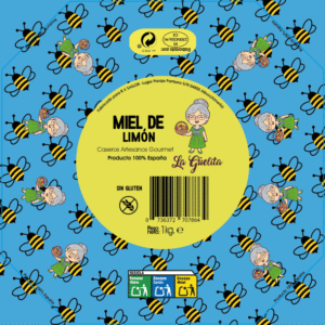 Miel de Limón Artesanal 1 Kg – Sabor Cítrico Natural de La Guelita