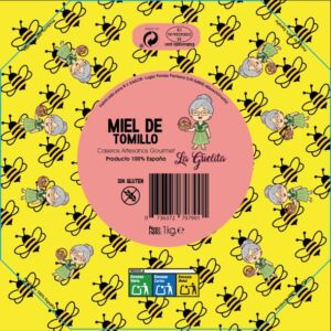 Miel de Tomillo 1 Kg – Artesanal La Guelita