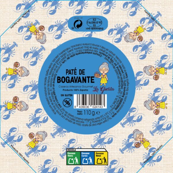 Paté de Bogavante -110 g-PREMIUM PLUS PLUS – Artesanal La Guelita