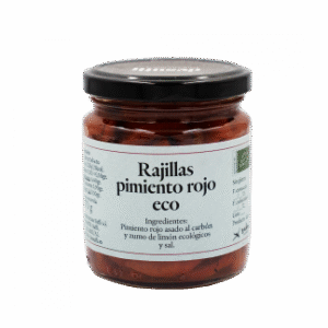 Rajillas de pimiento rojo ECO- 220g